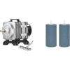 imageVIVOSUN 317GPH Air Pump 15W 6 Outlet 20 LMin for Aquarium and Hydroponic Systems and Air Stone 2PCS 4 x 2 Inch Large Air Stone for Aquarium