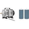 imageVIVOSUN Commercial Air Pump 1427 GPH 55W 90Lmin 12 Outlet for Aquarium and Hydroponic Systems and Air Stone 2PCS 4 x 2 Inch Large Air Stone for Aquarium