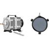 imageVIVOSUN Commercial Air Pump 1427 GPH 55W 90Lmin 12 Outlet for Aquarium and Hydroponic Systems andAir Stone Disc 8 x 8 Inch with Shell and Sucker for Aquarium