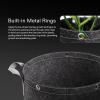 imageVIVOSUN 5Pack 10 Gallon Grow Bags and Coco Coir Brick 14lbs 100 Natural Organic Compressed Coconut Coir Fiber with Low EC PH Balance ampamp High Nutrition