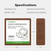 imageVIVOSUN 5Pack 25 Gallon Grow Bags and Coco Coir Brick 11lbs 100 Natural Organic Compressed Coconut Coir Fiber with Low EC PH Balance ampamp High Nutrition Coconut Fiber Substrate