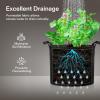 imageVIVOSUN 5Pack 3 Gallon Plant Grow Bags and 10Pcs SelfWatering Spikes Hexagonal Terracotta Watering Stakes AutoWater Device Planter Insert for Indoor ampamp Outdoor Potted Plants