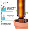 imageVIVOSUN 10Pack 15 Gallon Grow Bags and 10Pcs SelfWatering Spikes Hexagonal Terracotta Watering Stakes AutoWater Device Planter Insert for Indoor ampamp Outdoor Potted Plants 10Pack