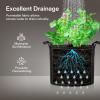 imageVIVOSUN 10Pack 15 Gallon Grow Bags and 10Pcs SelfWatering Spikes Hexagonal Terracotta Watering Stakes AutoWater Device Planter Insert for Indoor ampamp Outdoor Potted Plants 10Pack