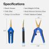 imageVIVOSUN 2Pack Curved Gardening Scissors 65 Inch and 2Pack Gardening Scissors 65 Inch Hand Pruner Pruning Shear with Straight Stailess Steel Blades Black and Green