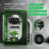 imageVIVOSUN 2Pcs Grow Tent Vent Cover and 6 Inch 8 Feet NonInsulated Flex Air Aluminum Ducting for Ventilation w 2pcs 6 Inch Stainless Steel Clamps