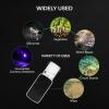 imageVIVOSUN 30X 60X Illuminated Jewelers Loupe Foldable Magnifier and SlideOut Jewelry Loupe Magnifier 30X 60X 90X LED Lighted Eye Loupe with UV Light for Jewelry Diamonds Gems Coins Stamps Rocks