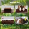 imageVIVOSUN 5Pack 3 Gallon Grow Bags and Coco Coir Brick 14lbs 100 Natural Organic Compressed Coconut Coir Fiber with Low EC PH Balance ampamp High Nutrition