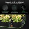 imageVIVOSUN 5Pack 5 Gallon Grow Bags and Coco Coir Brick Combo 14lbs 100 Natural Organic Compressed Coconut Coir Fiber with Low EC PH Balance ampamp High Nutrition Coconut Fiber Substrate