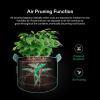 imageVIVOSUN 5Pack 5 Gallon Grow Bags and Coco Coir Brick Combo 14lbs 100 Natural Organic Compressed Coconut Coir Fiber with Low EC PH Balance ampamp High Nutrition Coconut Fiber Substrate