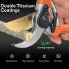 imageVIVOSUN 65 Inch Gardening Scissors Hand Pruner Pruning Shear amd 8quot Bypass Pruning Shears for Gardening HeavyDuty Garden Scissors Ultra Sharp Pruners with Professional Grade SK5 Blades