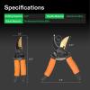 imageVIVOSUN 65 Inch Gardening Scissors Hand Pruner Pruning Shear and 85quot Bypass Pruning Shears for Gardening HeavyDuty Garden Scissors Ultra Sharp Pruners with 34 in Cut Capacity SK5 Blades