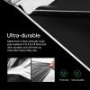 imageVIVOSUN Black and White Panda Film and One Pack 3 in x 7 ft Heavy Duty Zipper for Tarp Kit DoubleSide Indoor Outdoor Dust Barriers Peel ampamp Stick Zipper Black