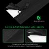 imageVIVOSUN Black and White Panda Film and One Pack 3 in x 7 ft Heavy Duty Zipper for Tarp Kit DoubleSide Indoor Outdoor Dust Barriers Peel ampamp Stick Zipper Black