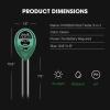 imageVIVOSUN Digital PH Meter TDS and EC Pen for Water Soil Moisture Tester