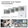 imageVIVOSUN Digital pH and TDS Meter Kits and 7 Day Programmable Digital Timer with Dual Outlet 20 OnOff UL Listed Heavy Duty Plugin Outlet Timer with Countdown Setting Indoor for Lamp Fan Heater