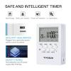 imageVIVOSUN Digital pH and TDS Meter Kits and 7 Day Programmable Digital Timer with Dual Outlet 20 OnOff UL Listed Heavy Duty Plugin Outlet Timer with Countdown Setting Indoor for Lamp Fan Heater