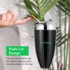 imageVIVOSUN Floor Standing Ashtray Black and White Outdoor Ashtray with Stainless Steel Lid Adjustable Height from 215quot to 35quot for Home Patio