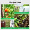 imageVIVOSUN Garden Hose Splitter 2 Way Heavy Duty and 6 Inch 50Pack Garden Stakes Galvanized Steel Landscape Stapes 11 Gauge UShaped Pins for Weed Barrier Fabric