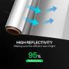 imageVIVOSUN Horticulture Highly Reflective Mylar Film Roll 4FT X 100FT 2 Mil 4 Inch 190 CFM Inline Fan with Speed Controller and 4 Inch Carbon Filter and 8 Feet of Ducting for Grow Tent Ventilation