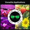 imageVIVOSUN Indoor Hydroponics LED Grow Room Glasses and 19Bulb High Intensity LED Green Light Grow Room Headlight
