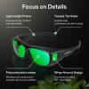 imageVIVOSUN Indoor Hydroponics LED Grow Room Glasses and 19Bulb High Intensity LED Green Light Grow Room Headlight