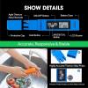 imageVIVOSUN PH Meter Digital PH Tester Pen Army Green and TDS Tester 3in1 TDS EC ampamp Temperature Meter Ultrahigh Accuracy Digital Water Quality TDS Tester Blue