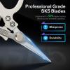 imageVIVOSUN Pruning Shears for Gardening and Bypass Pruning Shears Lightweight Hand Pruner Ergonomic Garden Shears for Cutting Flowers Trimming Plants Branches 6quot Garden Clippers with Sharp SK5 Blades