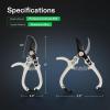 imageVIVOSUN Pruning Shears for Gardening and Bypass Pruning Shears Lightweight Hand Pruner Ergonomic Garden Shears for Cutting Flowers Trimming Plants Branches 6quot Garden Clippers with Sharp SK5 Blades