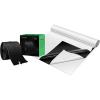 imageVIVOSUN Black and White Panda Film and One Pack 3 in x 7 ft Heavy Duty Zipper for Tarp Kit DoubleSide Indoor Outdoor Dust Barriers Peel ampamp Stick Zipper Black
