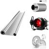 imageVIVOSUN Horticulture Highly Reflective Mylar Film Roll 4FT X 100FT 2 Mil 4 Inch 190 CFM Inline Fan with Speed Controller and 4 Inch Carbon Filter and 8 Feet of Ducting for Grow Tent Ventilation