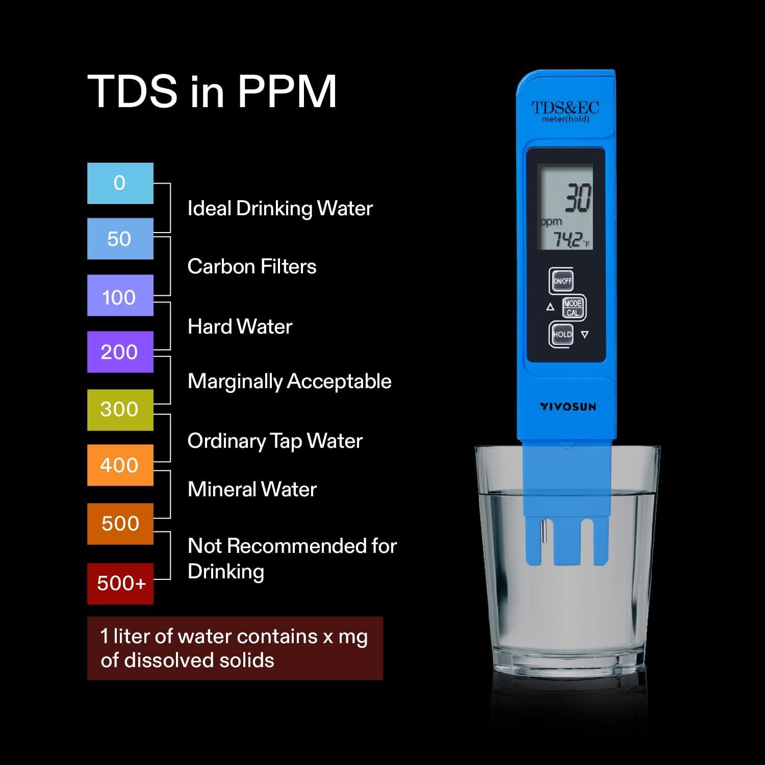 imageVIVOSUN pH and TDS Meter Comb and Nutrients Base A ampamp B Bundle Liquid Fertilizer Supports Vegetative and Flowering Stages for Outdoor ampamp Indoor Plants Set of Quarts