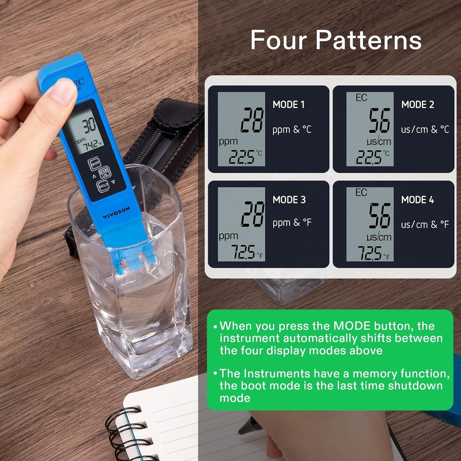 imageVIVOSUN pH and TDS Meter Comb and Nutrients Base A ampamp B Bundle Liquid Fertilizer Supports Vegetative and Flowering Stages for Outdoor ampamp Indoor Plants Set of Quarts