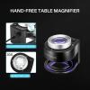 imageVIVOSUN 30X 60X Illuminated Jewelers Loupe Foldable Magnifier and 30X Rechargeable Loupe Magnifier with White LED Light and UV Light Portable Magnifying Glass with Optical Glass Lens