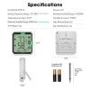 imageVIVOSUN Digital pH and TDS Meter Kits and AeroLab THB1S Wireless Bluetooth Hygrometer Thermometer Indoor Digital Temp Humidity Meter LCD Smart App Control ampamp Alert Data Storage Dual Channels with S