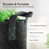 imageVIVOSUN Gardening Hand Pruner Pruning Shears with Curved Blades 5 Gallon Grow Bag Plant Fabric Pots with Handles