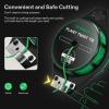 imageVIVOSUN HeavyDuty Polyester Plant Trellis Netting 5 x 15ft and 64 Feet Twist Tie Roll Spool Dispenser wCutter Secure Garden Plant
