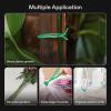 imageVIVOSUN HeavyDuty Polyester Plant Trellis Netting 5 x 15ft and 64 Feet Twist Tie Roll Spool Dispenser wCutter Secure Garden Plant