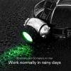 imageVIVOSUN Indoor Hydroponics Anti UVA and UVB Grow Room Glasses Goggles and 19Bulb High Intensity LED Green Light Grow Room Headlight