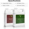 imageVIVOSUN pH and TDS Meter Comb and Nutrients Base A ampamp B Bundle Liquid Fertilizer Supports Vegetative and Flowering Stages for Outdoor ampamp Indoor Plants Set of Quarts