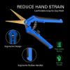 imageVIVOSUN 2 x 4Ft Elastic Trellis Netting and Curved Gardening Scissors 65 Inch Hand Pruner Shear with Titanium Coated Blades 1Pack