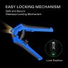 imageVIVOSUN 2 x 4Ft Elastic Trellis Netting and Curved Gardening Scissors 65 Inch Hand Pruner Shear with Titanium Coated Blades 1Pack