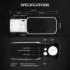 imageVIVOSUN Illuminated Jewelers Loupe Magnifier with LED Light for Jewelry Gems Watches Coins Stamps Antiques