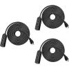 imageVIVOSUN 3Outlet Extension Cord 25ft12ft and 50ft 120V Heavy Duty Power Strip 1800W Surge Protector Power Cord for Home Garages Gardens and Workshops Black
