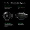 imageVIVOSUN S425 4x2 Grow Tent AeroZesh S4 Inline Duct Fan Quiet 4quot 208 CFM Ventilation Exhaust Fan wEC Motor and GrowHub E42A 4 Inch Air Carbon Filter Smelliness Control