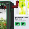 imageVIVOSUN S425 4x2 Grow Tent and Window Duct Kit Portable AC Window Seal Kit Fit with 46 Ducting ampamp 59 Hose for Sliding Window Adjustable AC Vent Kit for Duct Fans