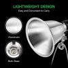 imageVIVOSUN Small Grow Tent for Aerogarden and 2Pack Clamp Lamp Light with Detachable 55 Inch Aluminum Reflector up to 60W E26 Socket No Bulb Included 6 Feet Cord UL Listed