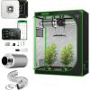 imageVIVOSUN S425 4x2 Grow Tent Smart Kit AeroLight 100W LED Grow Light GrowHub Controller E42A 6 Inch 25 Feet Air Aluminum Ducting and 6 Inch Air Carbon Filter Smelliness Control