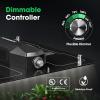 imageVIVOSUN 36quotx24quotx53quot 2 in 1 Grow Tent VS1000 LED Grow Light and 4 Inch 190 CFM Inline Fan with Speed Controller 4 Inch Carbon Filter and 8 Feet of Ducting
