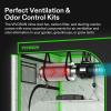 imageVIVOSUN 36quotx24quotx53quot 2 in 1 Grow Tent VS1000 LED Grow Light and 4 Inch 190 CFM Inline Fan with Speed Controller 4 Inch Carbon Filter and 8 Feet of Ducting
